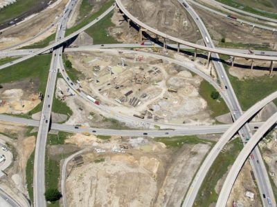 April 2015: 35W/IH 820 interchange looking north
