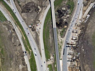 April 2015: 35W just north of IH 820 looking south