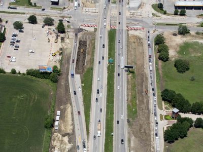 April 2015: 35W just south of Meacham Boulevard