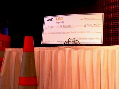 LBJ Express grant to RL Turner High School