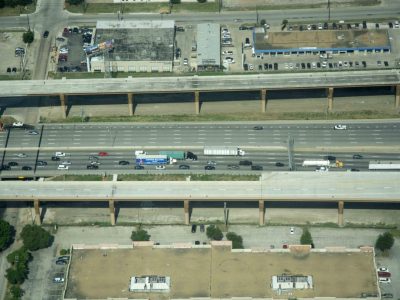 May 2014: I-35E at Crown Rd (Looking West)