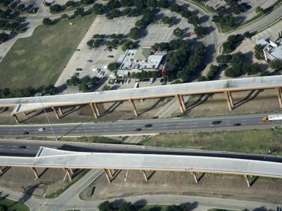 August 2014: I-35E at Lombardy Ln (Looking West)