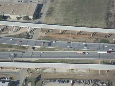 February 2014: I-35E at Manana (Looking West)