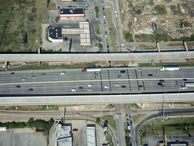 August 2014: I-35E at Walnut Hill (Looking West)