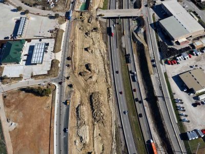 February 2016: 35W at Papurt Dr. looking north