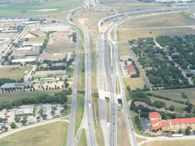 August 2013: IH 35W north of Meacham Blvd.