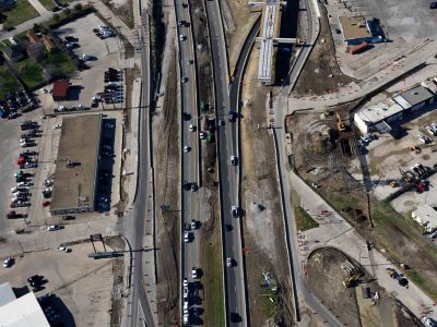 February 2016: 35W just north of Papurt Dr. looking south