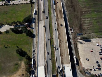 February 2016: 35W at Meacham Blvd. looking south