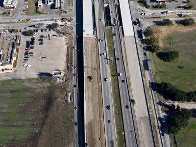 February 2016: 35W at Meacham Blvd. looking north