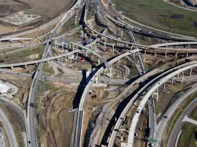 February 2016: 35W/820 interchange looking north