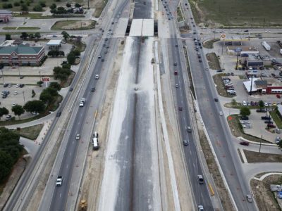 July 2013: IH 820 west of Beach Street