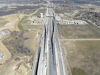 February 2014: IH 820 between Beach Street and Haltom Road