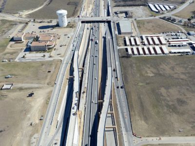 January 2014: IH 820 west of Haltom Road