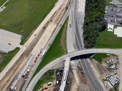 287 west of I-35W looking south