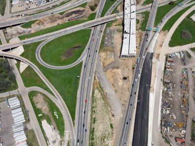 35W just south of SH 121 looking north
