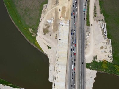 35W at the Trinity River looking north
