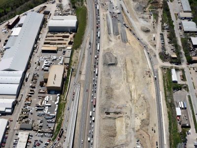 35W at 28th St. looking south