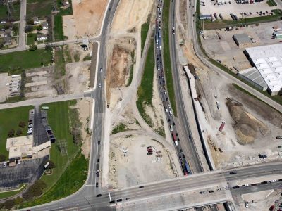 35W at 28th St. looking north