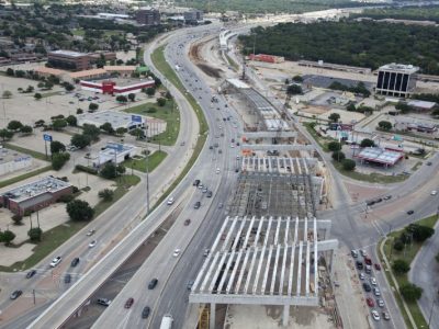 July 2013: North East Mall interchange (IH 820/Airport Freeway) facing east