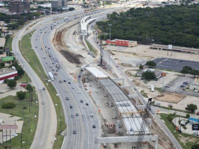 July 2013: SH 121/183 west of Precinct Line Road