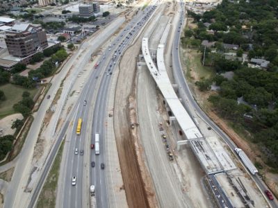 July 2013: SH 121/183 west of Precinct Line Road