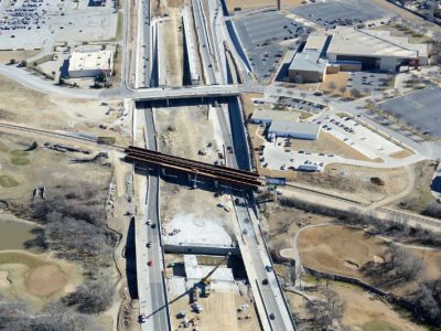 January 2014: IH 820 west of Iron Horse Blvd.
