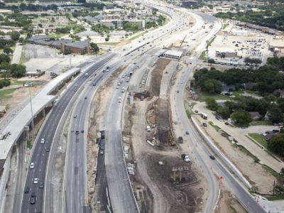 July 2013: SH 121/183 east of Brown Trail