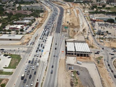 July 2013: SH 121/183 at Central Drive