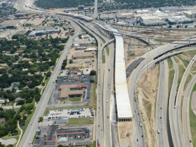 August 2013: IH820/SH121/IH183 interchange facing east