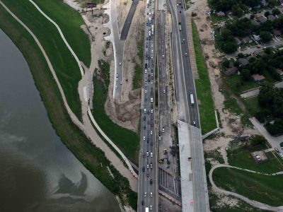 35W at the Trinity River looking southbound