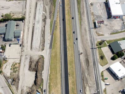 August: 35W north of Papurt St. looking north