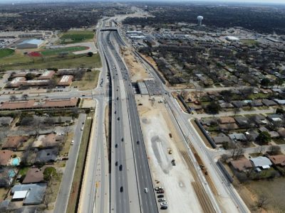 March 2014: SH 121/183 at Norwood Drive