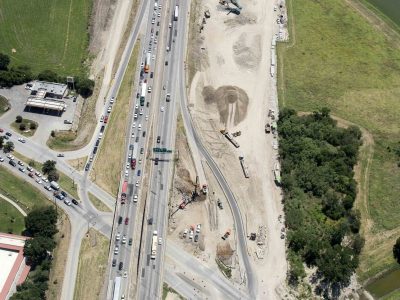 35W at Northside Dr. looking south