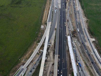 35W just north of I-820 looking northbound
