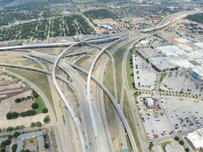 August 2013: IH820/SH121/IH183 interchange facing south