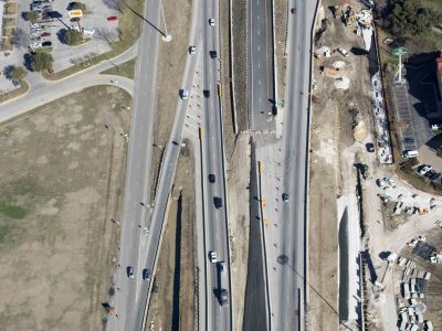 January 2015: 35W looking NB just north of Meacham Blvd