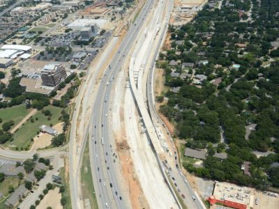 August 2013: SH 121/183 west of Precinct Line Road