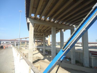 August 2013: Under the direct connect SH 121/183/IH 820 Interchange