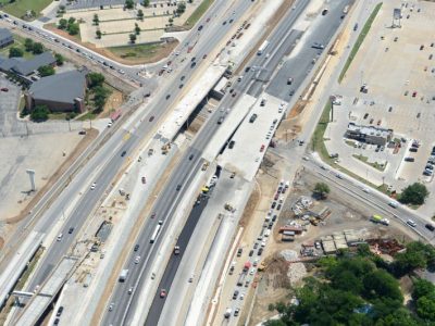 April 2014: SH 121 at Bedford Rd.