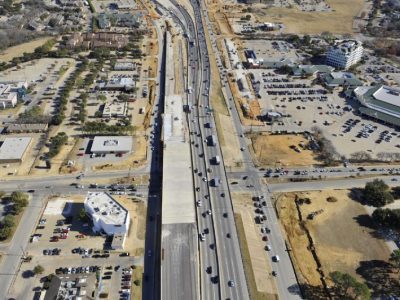 December 2012: SH 121/183 at Central Drive