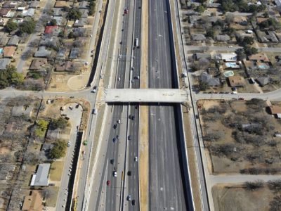 January 2013: SH 121/183 at Hurstview Drive