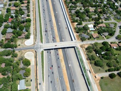 April 2013: SH 121/183 at Hurstview Drive