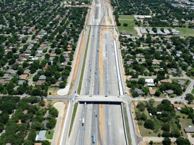 May 2013: SH 121/183 at Hurstview Drive