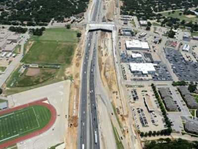 June 2013: SH 121/183 between Norwood Drive and Brown Trail