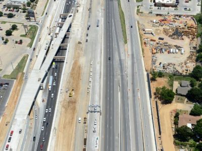 May 2014: SH 121/183 west of Precinct Line Rd.