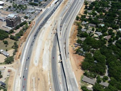 May 2014: SH 121/183 west of Precinct Line Rd.