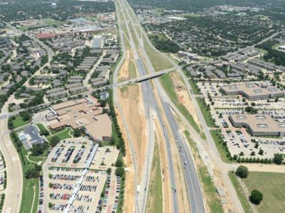 June 2013: SH 121 north of Murphy Drive