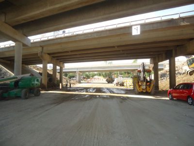 August 2013: Work for the reopening of Holiday Lane