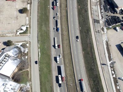 February 2015: 35W looking northbound just south of Papurt Dr