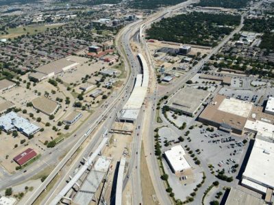 September 2013: IH820/SH121/SH183 interchange facing east